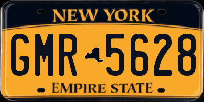 NY license plate GMR5628