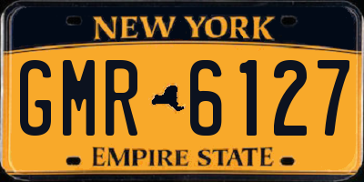 NY license plate GMR6127