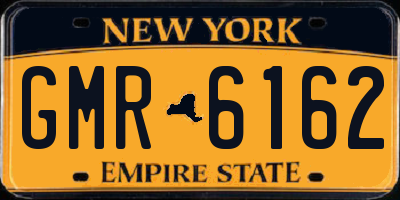 NY license plate GMR6162