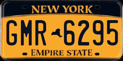 NY license plate GMR6295