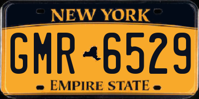 NY license plate GMR6529