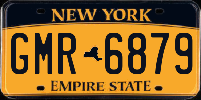 NY license plate GMR6879