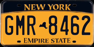 NY license plate GMR8462