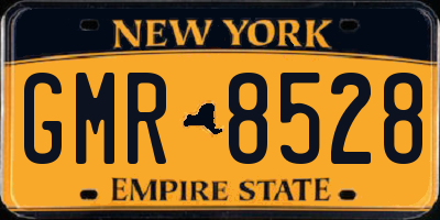 NY license plate GMR8528