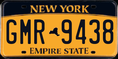 NY license plate GMR9438