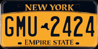NY license plate GMU2424