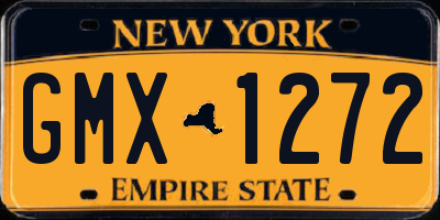 NY license plate GMX1272