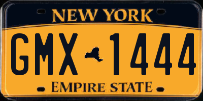 NY license plate GMX1444