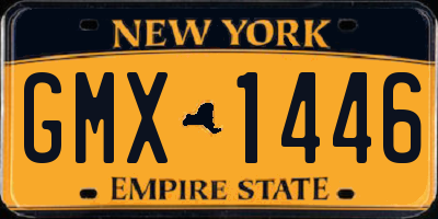 NY license plate GMX1446