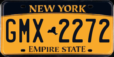 NY license plate GMX2272