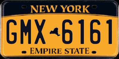 NY license plate GMX6161