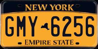 NY license plate GMY6256