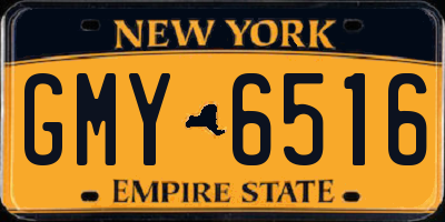 NY license plate GMY6516