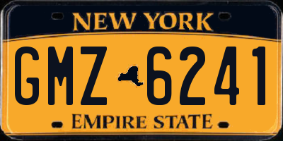 NY license plate GMZ6241