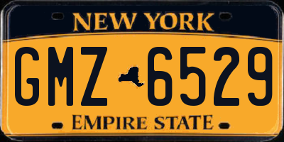 NY license plate GMZ6529