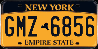 NY license plate GMZ6856