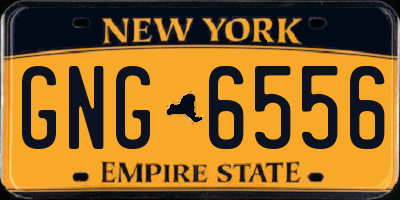 NY license plate GNG6556
