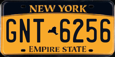 NY license plate GNT6256