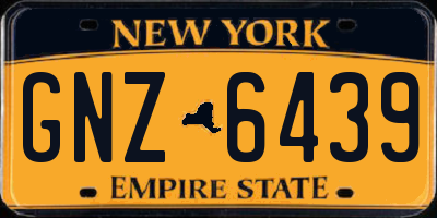 NY license plate GNZ6439