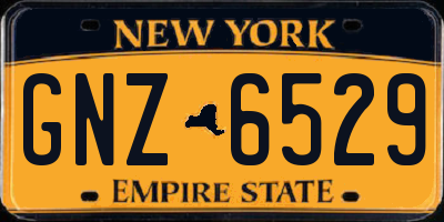 NY license plate GNZ6529