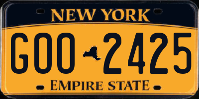 NY license plate GOO2425