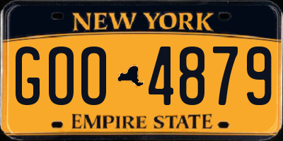 NY license plate GOO4879