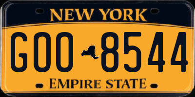NY license plate GOO8544