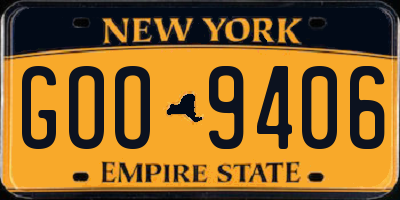 NY license plate GOO9406