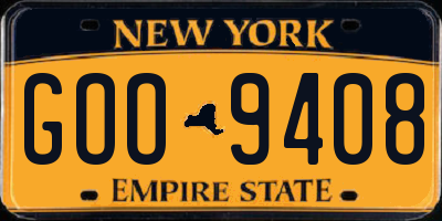 NY license plate GOO9408