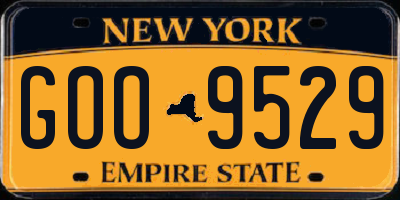 NY license plate GOO9529