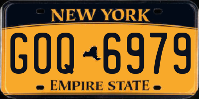 NY license plate GOQ6979