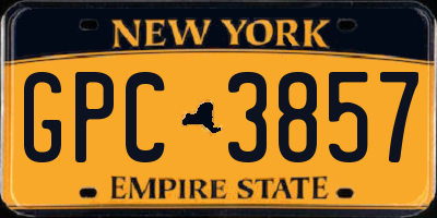 NY license plate GPC3857