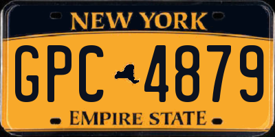 NY license plate GPC4879