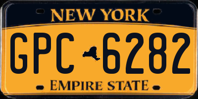 NY license plate GPC6282