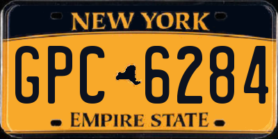 NY license plate GPC6284