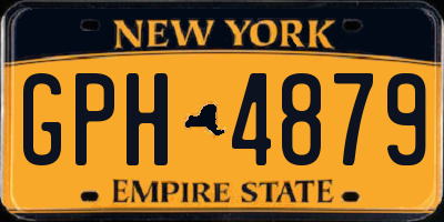 NY license plate GPH4879