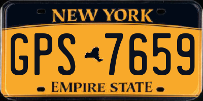 NY license plate GPS7659