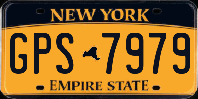 NY license plate GPS7979