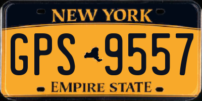 NY license plate GPS9557