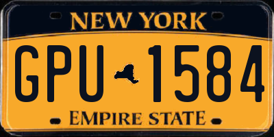 NY license plate GPU1584