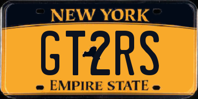 NY license plate GT2RS