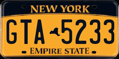 NY license plate GTA5233