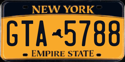 NY license plate GTA5788