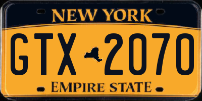 NY license plate GTX2070