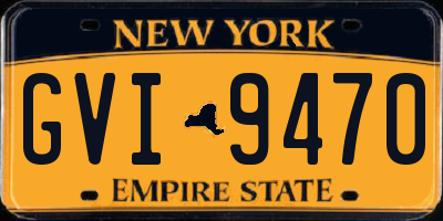 NY license plate GVI9470