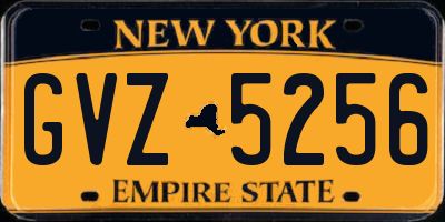 NY license plate GVZ5256