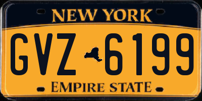 NY license plate GVZ6199