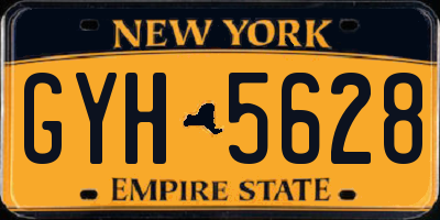 NY license plate GYH5628