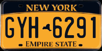NY license plate GYH6291