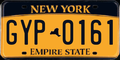 NY license plate GYP0161